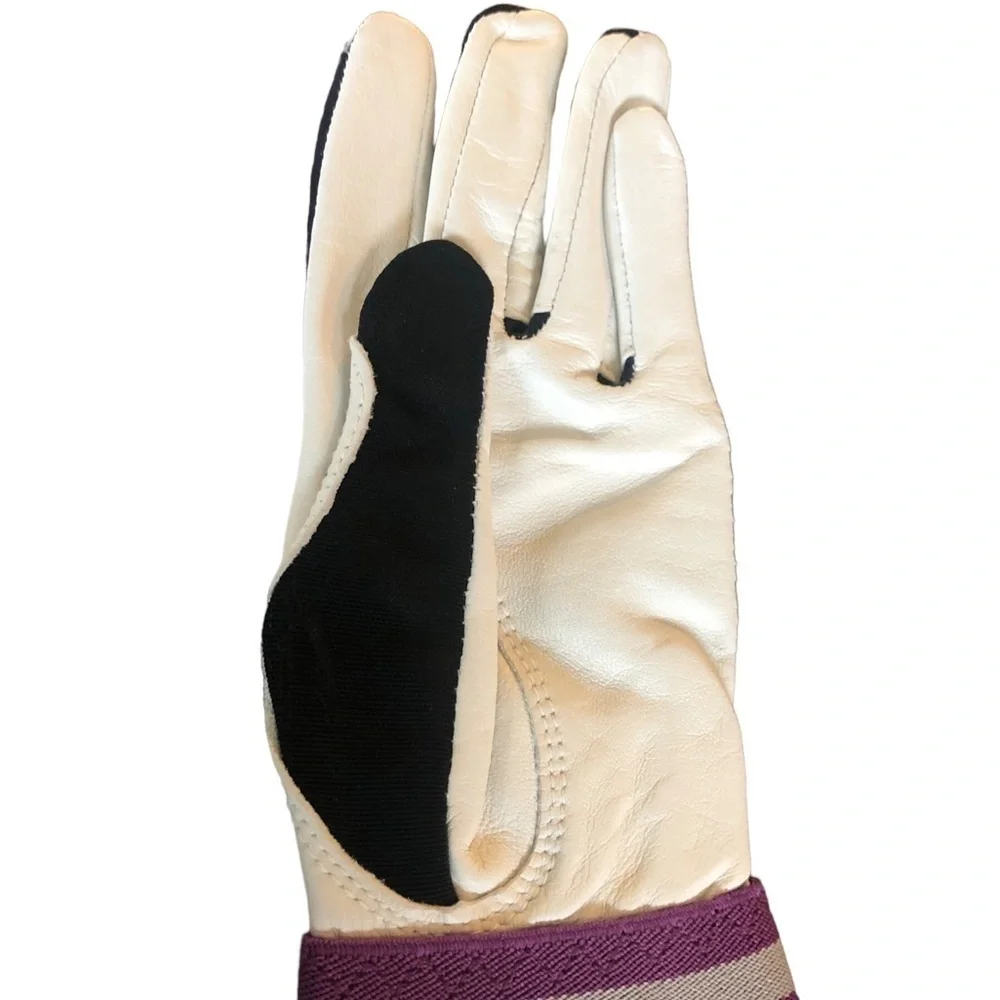 EKTELON Cabretta Sheepskin All Pro Racquetball Glove XS Right Hand Black White